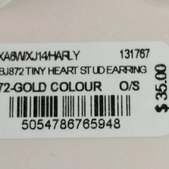 NWT 3PC Ted baker london SET Chunky heart necklace & Earrings. - Picture 9 of 14